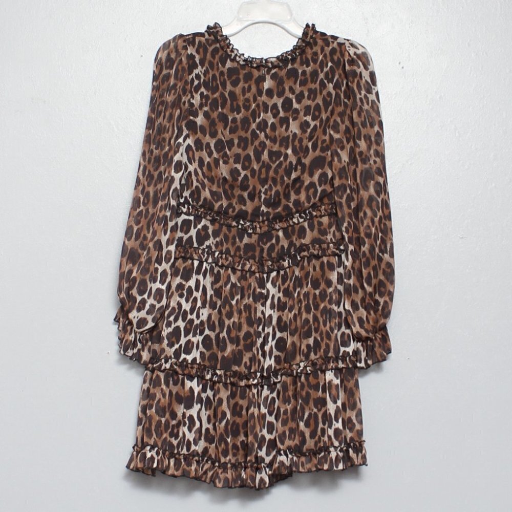 Pookie And Sebastian Leopard Print Long Sleeve Ru… - image 2